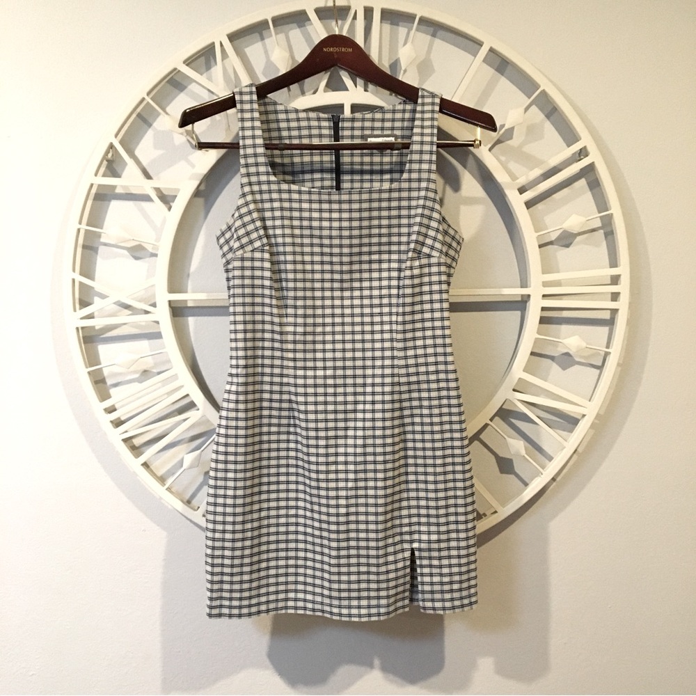 Vintage Plaid Dress- short